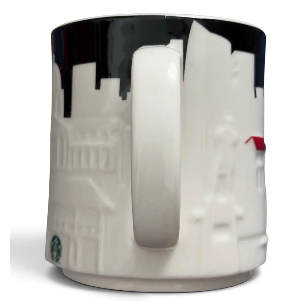 Starbucks Singapore 16oz 3D Relief Series Ceramic Mug
